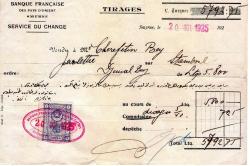 LOT.3 » İZMİR BANQUE FRANCAİSE 1925
