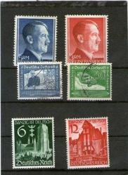 ALMAN III.REICH HİTLER NAZİ 2.DÜNYA SAVAŞI PULLARI MİNT