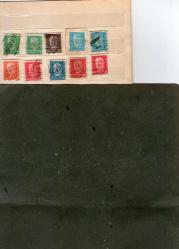 ALMAN III.REICH HİTLER NAZİ 2.DÜNYA SAVAŞI PULLARI MİNT