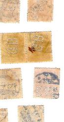 ALMANYA GERMANİA REICH 5M 5PERFİNLER ÜZERİNE ŞEHİR DAMGALARI.1900-1918 RRR KOLEKSİYON