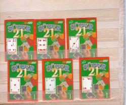 KAZI KAZAN SÜPER 21 ..1 nolu seri 6 adet