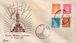 FDC..İLKGÜN ZARFI.İZMİR 9.EYLÜL 1954 KAMER ZARFI