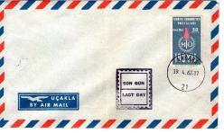 LOT.8 » FDC...SON GÜN DAMGALI ZARF...RRRR..