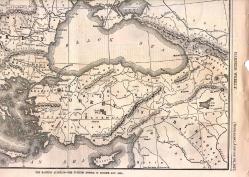 Antika - 19.yy GRAVÜR OSMANLI 27X37 CM DOĞU SORUNU. TÜRKİYE HARİTASI - kitantik - kitaLog