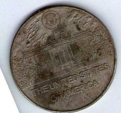 BAŞKAN ABRAHAM LİNCOLN COMMEMORATIVE COIN TEMİZLENMEMİŞ DOKUNULMAMIŞ