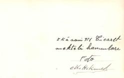 Osmanlı renkli posta kartı