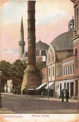 Osmanlı renkli posta kartı