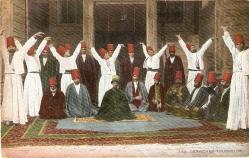 Osmanlı renkli posta kartı