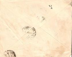 ANTETLİ 2 PULLU ZARF