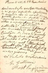 DEUTSCHE REICHPOST ANTİYE POSEN DAMGALI 1889