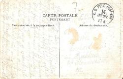 DEUTSCHE FELD-POST 1. DÜNYA SAVAŞI 1916 POSTA KARTI