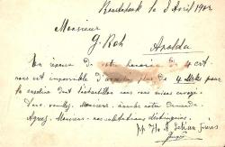 BULGARIAN h&a setıan freres (kardeşler)POSTA KARTI 1902 ANTİYE RUSCHUKTAN APOLDA ALMANYAYA RRRR