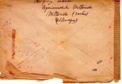 nAZİ ııı. reıch PULLU ,ERMENİ MEKTUP, ALMAN MITWEIDA DAMGALI ,AÇILIP KONTROL EDİLMİŞ, RRRR1944 OHANNES ERKMAN,