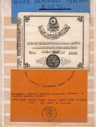 Efemera - OSMANLI HİCAZ DEMİRYOLU BİLET - kitantik - kitaLog