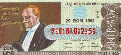 LOT.17 » Milli piyango 29 ekim 1982 çeyrek