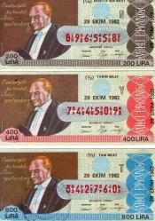 Milli piyango 29 ekim 1982 tam yarım çeyrek