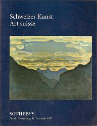 İSVİÇRE SANATI KATALOGU SOTHEBY'S