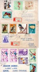 LOT.1 » MACARİSTANDAN 1963DE TÜRKİYE'YE 3ZARF
