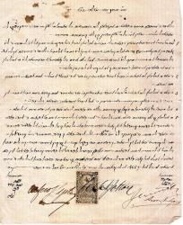 ERMENİ EVRAK MEKTUP OSMANLI FİSKAL PUL 4 SAYFA 3 SAYFASI BOŞ