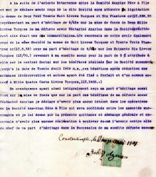 ERMENİ OSMANLI AZARİAN VE MAHDUMLARI 3evrak ANLAŞMA KIZI NECTARİNE AZARİAN