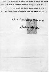 ERMENİ OSMANLI AZARİAN VE MAHDUMLARI 3evrak ANLAŞMA KIZI NECTARİNE AZARİAN