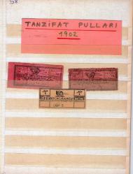 OSMANLI tanzifat pulu kolleksiyonu 14PUL 1 PERFORE