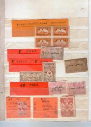 OSMANLI ÜZERİNE CUMHURİYET KİBRİT KAV OYUN KAĞITLARINA MAHSUSTUR BANDROL SÜRSARJ 4LÜ BLOK