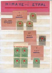 HİMAYE-İ ETFAL ÇOCUK ESİRGEME BLOK VE SÜRŞARJLI PULLAR