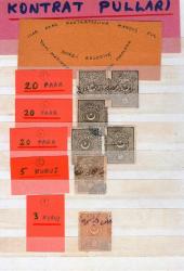 OSMANLI İCAR İSTİCAR KONTRAT PULU SETİ