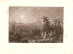 W.H.Bartlett Gravür 1830ların baskısı Temiz,Güzel ..Orijinal