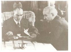 ATATÜRK...İNÖNÜ fotoğrafları orijinal baskıdan çoğaltılmış serisi