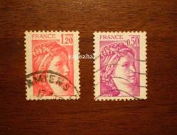 fransa posta pulu - pul koleksiyonu