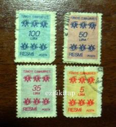 türkiye posta pulu - pul koleksiyonu