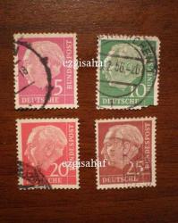 almanya posta pulu - pul koleksiyonu