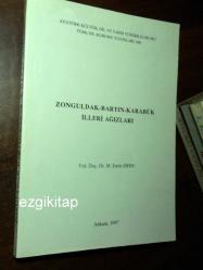 zonguldak bartın karabük illeri ağızları - m. emin eren