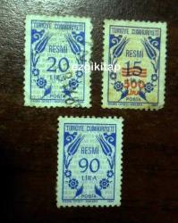 türkiye posta pulu - pul koleksiyonu (açıklamaları okuyunuz!!)