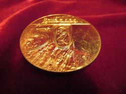 ALTIN KAPLAMA ECZACIBAŞI 50.YIL HATIRA MADALYONU 784