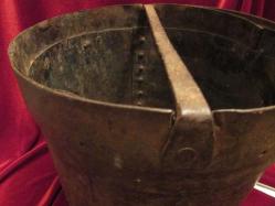 OSMANLI TAHIL ÖLÇÜSÜ METAL ŞİNİK(ÇİNİK) ÇOK ENDER VE KIYMETLİ 756