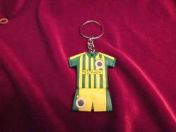 ANAHTARLIK FENERBAHÇE İÇİN YAPTIRILAN  1990 BAŞLARINA AİT 5 ADET SİLİKON KOLEKSİYON ANAHTARLIK(RENGİ YEŞİLDİR)  692