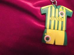 ANAHTARLIK FENERBAHÇE İÇİN YAPTIRILAN  1990 BAŞLARINA AİT 5 ADET SİLİKON KOLEKSİYON ANAHTARLIK(RENGİ YEŞİLDİR)  692