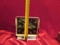 SAAT MASA SAATİ ÇİN MALI POLARİS KURMALI ALARMLI ÇALIŞIR VAZİYETTE MASA SAATİ P 408