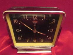 SAAT MASA SAATİ ÇİN MALI POLARİS KURMALI ALARMLI ÇALIŞIR VAZİYETTE MASA SAATİ P 408