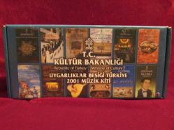 KASET KÜLTÜR BAKANLIĞI UYGARLIKLARIN BEŞİĞİ TÜRKİYE 2001.HİÇ AÇILMAMIŞ JELATİNLERİ DURUYOR 100