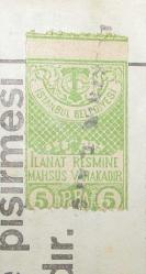 TÜRK ANONİM ELEKTRİK ŞİRKETİ İSTANBUL 1935 TARİHİNDE KESİLMİŞ OLDUKÇA YAŞLI DEĞERLİ BİR BELGE 542