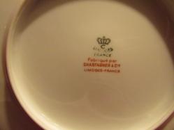 PORSELEN LİMOGES ALTIN VERMİYELİ TABAK(18 CM) VE ÇOK DEĞERLİ BİR KOLEKSİYON PARÇASI 455