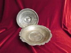 OSMANLI DÖNEMİ ANTİKA BAKIR PİLAVLIK DA DENİLEN KAPAKLI YEMEK KABI 350