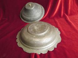 OSMANLI DÖNEMİ ANTİKA BAKIR PİLAVLIK DA DENİLEN KAPAKLI YEMEK KABI 350