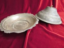 OSMANLI DÖNEMİ ANTİKA BAKIR PİLAVLIK DA DENİLEN KAPAKLI YEMEK KABI 350