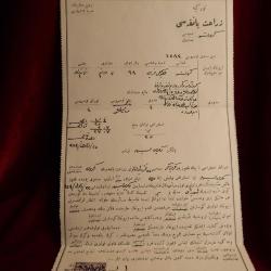 BANKA ZİRAAT BANKASI GÖRÜN ŞUBESİ OSMANLICA 1928 YILI KREDİ TALİMATNAMESİ.ISLAK İMZALI DAMGALI 381
