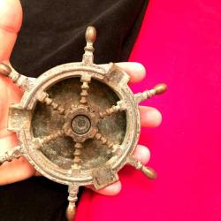 PİRİNÇ GEMİ DÜMENİ ŞEKLİNDE ASKERİ GEMİ ÇIKMA ÇOK ENDER KÜLLÜK 544